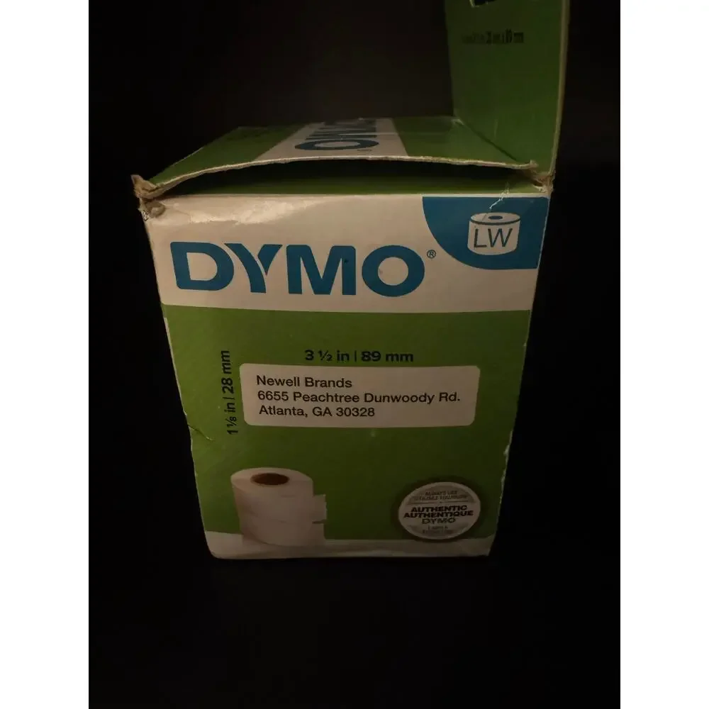 DYMO Labe/Writer White Address Labels 28 x 89mm, 2 X 350 Labels Product # 30252